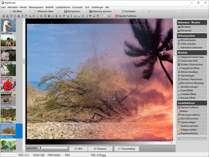 Bildbearbeitungsprogramm für PC